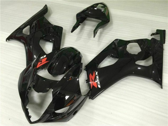 Glänzend Schwarz Suzuki GSXR 1000 K3 03-04 Vollverkleidung