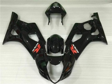 Glänzend Schwarz Suzuki GSXR 1000 K3 03-04 Vollverkleidung
