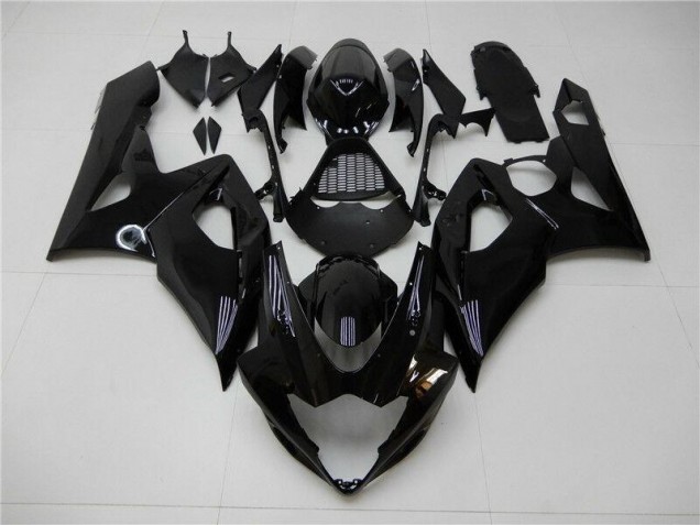 Glänzend Schwarz Suzuki GSXR 1000 K5 05-06 Verkleidungen