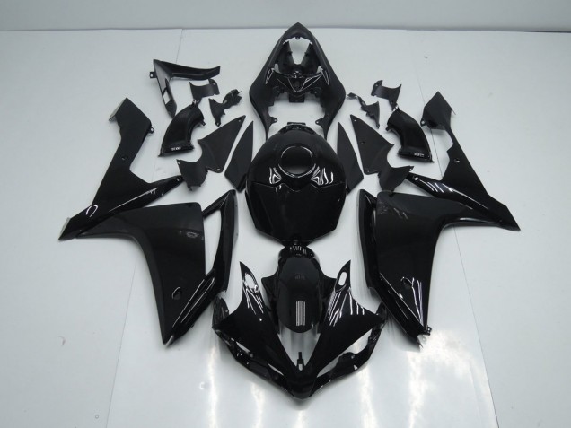 Glänzend Schwarz Yamaha R1 07-08 Verkleidungen Glänzend Schwarz Yamaha R1 07-08 Verkleidungen