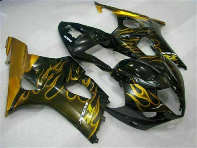 Gold Schwarz Suzuki GSXR 1000 K3 03-04 Verkleidungen Gold Schwarz Suzuki GSXR 1000 K3 03-04 Verkleidungen