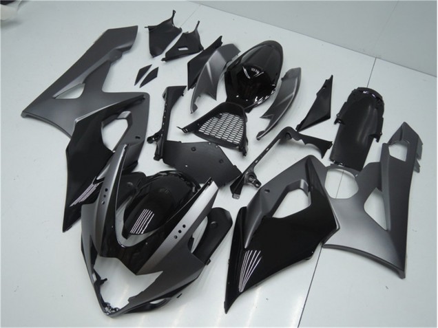 Grau Schwarz Suzuki GSXR 1000 K5 05-06 Verkleidungen & Plastik