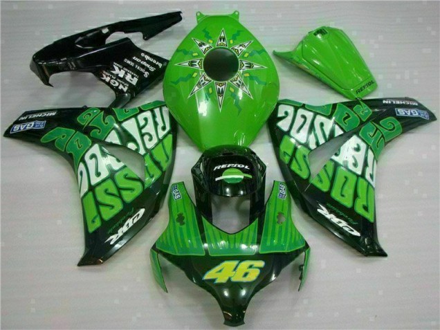 Grün Honda CBR 1000 RR 08-11 Verkleidungen Grün Honda CBR 1000 RR 08-11 Verkleidungen