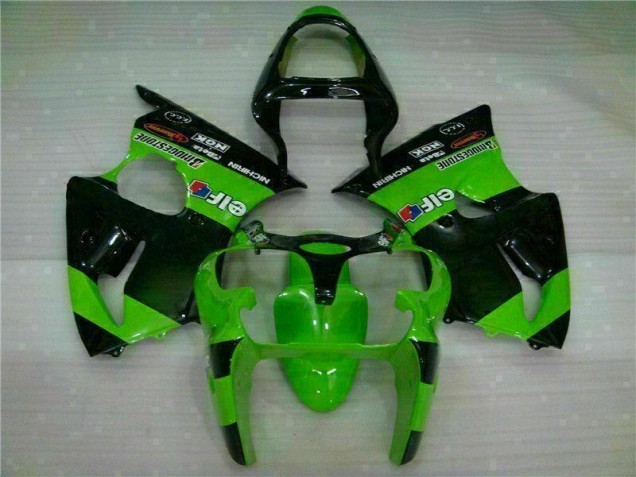 Grün Kawasaki ZX6R 00-02 Verkleidung