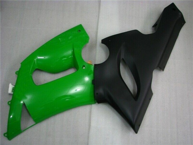 Grün Matt schwarz Kawasaki ZX6R 05-06 Verkleidungen Grün Matt schwarz Kawasaki ZX6R 05-06 Verkleidungen