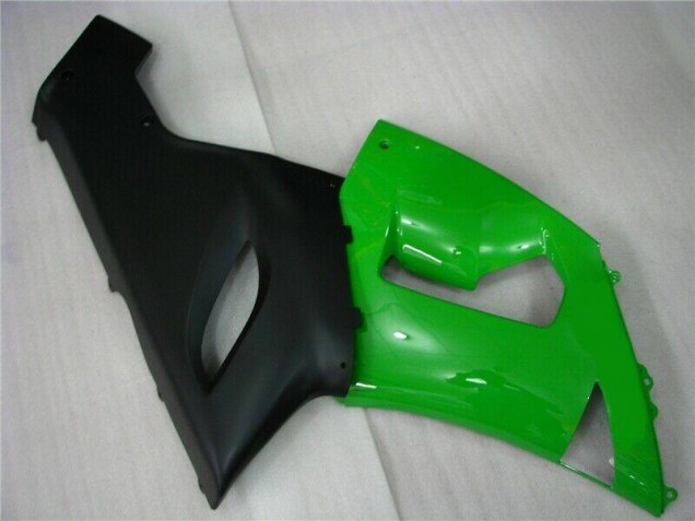 Grün Matt schwarz Kawasaki ZX6R 05-06 Verkleidungen Grün Matt schwarz Kawasaki ZX6R 05-06 Verkleidungen