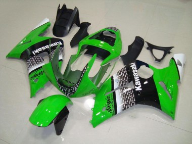 Grün Nakano Kawasaki ZX6R 03-04 Verkleidungen