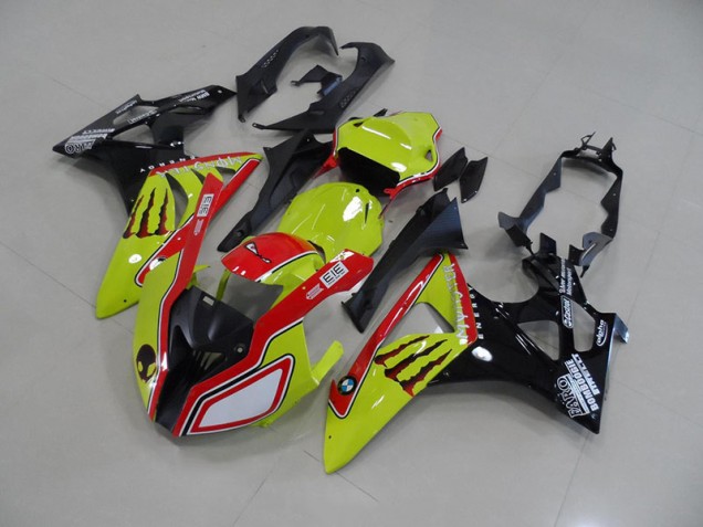 Grün Rot Monster BMW S1000RR 09-14 Verkleidungen Grün Rot Monster BMW S1000RR 09-14 Verkleidungen