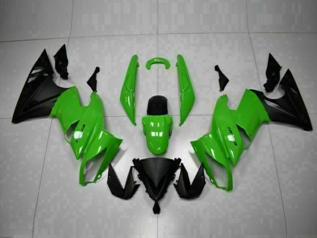 Grün Schwarz Kawasaki EX650 09-11 Verkleidung