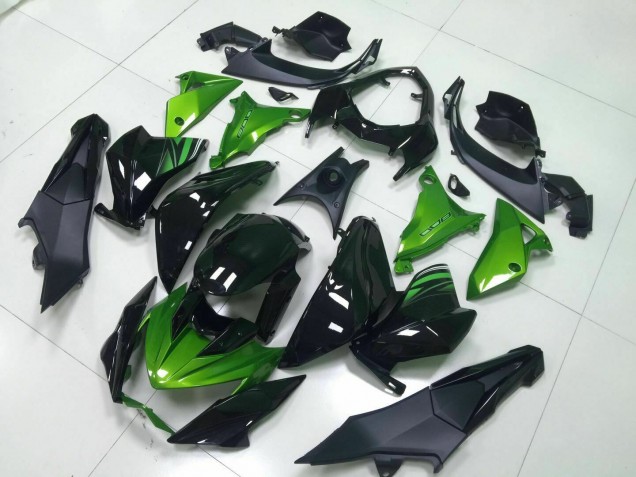 Grün Schwarz Kawasaki Z800 13-16 Verkleidungen Grün Schwarz Kawasaki Z800 13-16 Verkleidungen