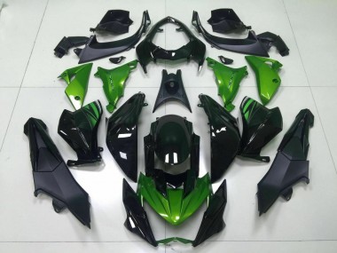 Grün Schwarz Kawasaki Z800 13-16 Verkleidungen