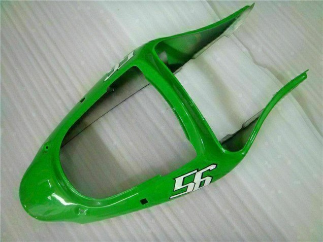 Grün Schwarz Kawasaki ZX6R 00-02 Verkleidung
