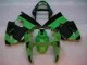 Grün Schwarz Kawasaki ZX6R 00-02 VollVerkleidungen & Plastik