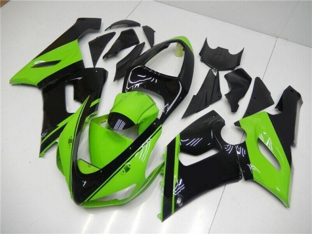 Grün Schwarz Kawasaki ZX6R 05-06 Verkleidung
