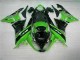 Grün Schwarz Kawasaki ZX6R 09-12 Verkleidungen Grün Schwarz Kawasaki ZX6R 09-12 Verkleidungen