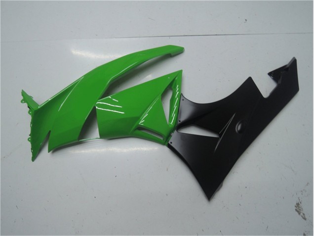 Grün Schwarz Kawasaki ZX6R 09-12 Vollverkleidung Grün Schwarz Kawasaki ZX6R 09-12 Vollverkleidung