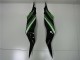 Grün Schwarz Kawasaki ZX6R 13-18 Verkleidung Grün Schwarz Kawasaki ZX6R 13-18 Verkleidung