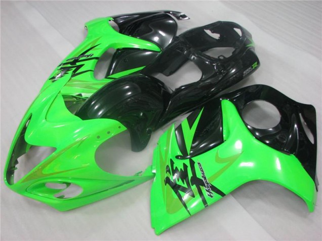 Grün Schwarz Suzuki GSXR 1300 Hayabusa 08-19 Verkleidungen Grün Schwarz Suzuki GSXR 1300 Hayabusa 08-19 Verkleidungen