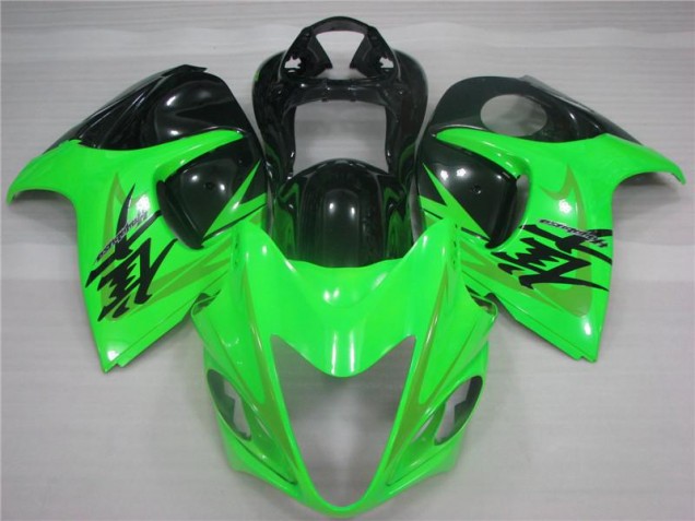 Grün Schwarz Suzuki GSXR 1300 Hayabusa 08-19 Verkleidungen Grün Schwarz Suzuki GSXR 1300 Hayabusa 08-19 Verkleidungen