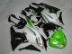 Grün Schwarz Weiß 25 Kawasaki ZX6R 09-12 Verkleidungen Grün Schwarz Weiß 25 Kawasaki ZX6R 09-12 Verkleidungen
