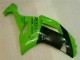 Grün Schwarzer Dunlop Kawasaki ZX6R 07-08 Verkleidungen