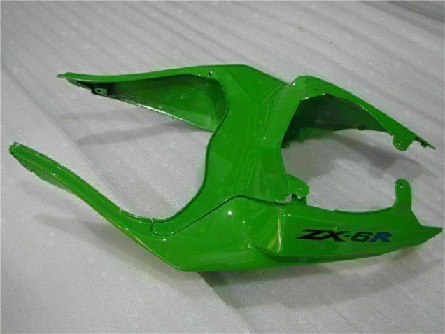 Grün Schwarzer LeoVince Kawasaki ZX6R 09-12 Verkleidungen