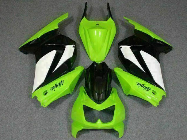 Grün Schwarzer Ninja Kawasaki EX250 08-12 Verkleidungen