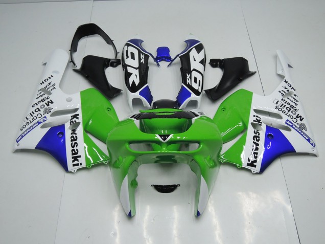 Grün Weiß Kawasaki ZX9R 94-97 Verkleidungen