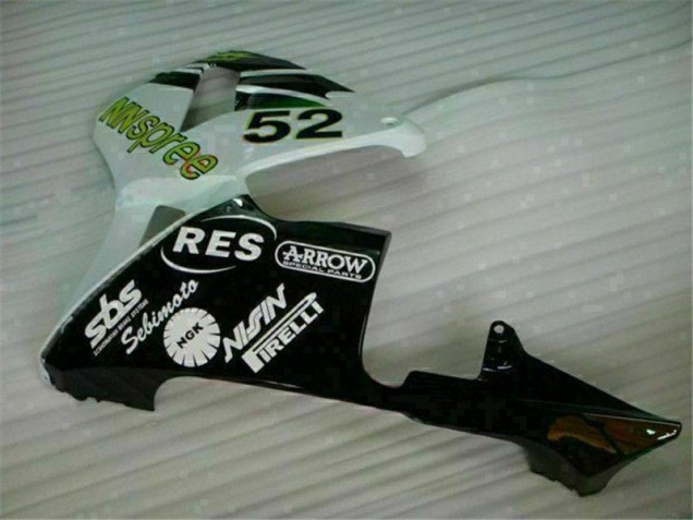 Grün Weiß Schwarz Honda CBR 600 RR 03-04 Verkleidungen