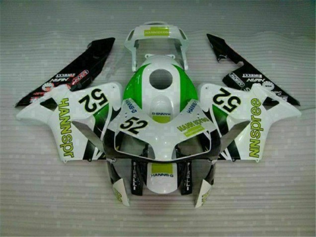Grün Weiß Schwarz Honda CBR 600 RR 03-04 Verkleidungen