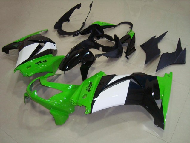 Grün Weiß Schwarz Kawasaki ZX 250R 08-12 Verkleidungen