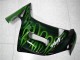 Grüne Flamme Kawasaki EX650 06-08 Verkleidungen Grüne Flamme Kawasaki EX650 06-08 Verkleidungen