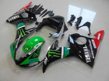 Grünes Monster Yamaha R6 03-05 Verkleidungen