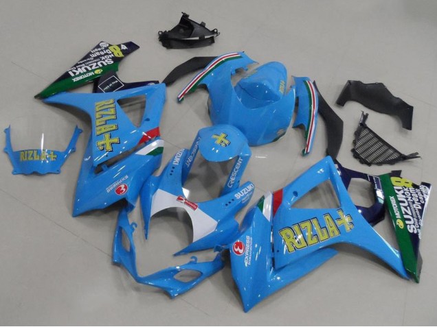Hell blau Rizla Suzuki GSXR 1000 K7 07-08 Verkleidungen