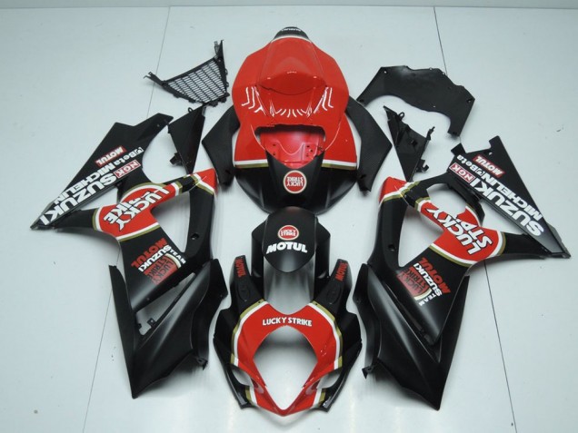 Matt Lucky Strike Suzuki GSXR 1000 K7 07-08 Verkleidungen