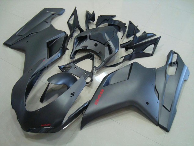 Matt Schwarz Ducati 848 1098 1198 07-14 Verkleidungen Matt Schwarz Ducati 848 1098 1198 07-14 Verkleidungen
