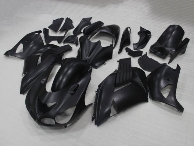 Matt Schwarz Kawasaki ZX14R ZZR 1400 06-11 Verkleidungen