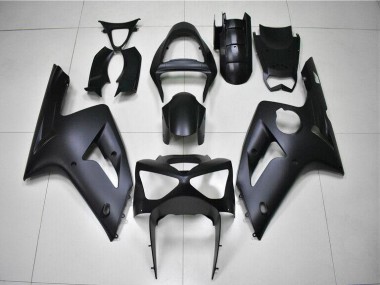 Matt Schwarz Kawasaki ZX6R 03-04 Verkleidungen