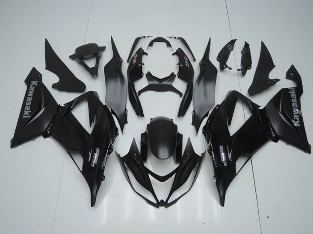 Matt Schwarz Kawasaki ZX6R 13-18 Verkleidungen