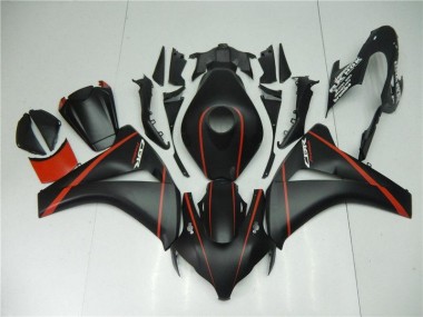 Matt Schwarz Rot Honda CBR 1000 RR 08-11 Verkleidungen