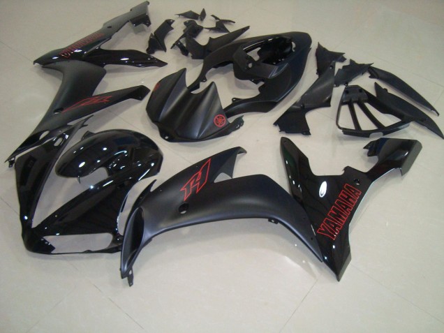 Matt Schwarz Rot Yamaha R1 04-06 Verkleidungen