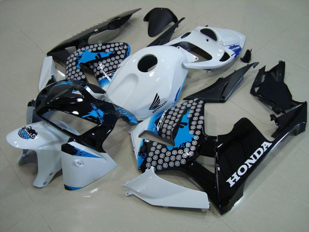 Matt Schwarz mit rotem Aufkleber Honda CBR 600 RR 05-06 Verkleidungen