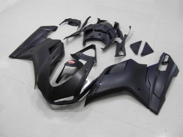 Matt Schwarzer schwarzer Aufkleber Ducati 848 1098 1198 07-14 Verkleidungen Matt Schwarzer schwarzer Aufkleber Ducati 848 1098 1198 07-14 Verkleidungen