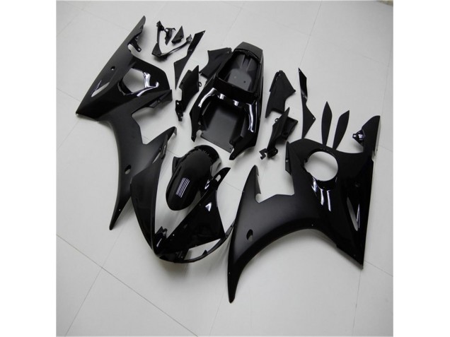 Matt schwarz Glänzend Yamaha R6 03-05 Verkleidungen Matt schwarz Glänzend Yamaha R6 03-05 Verkleidungen