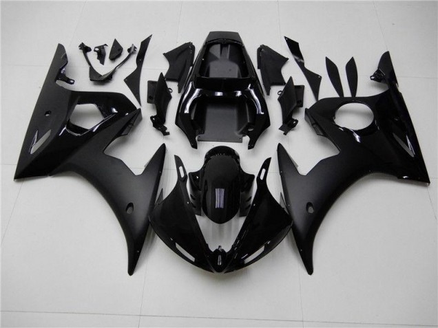 Matt schwarz Glänzend Yamaha R6 03-05 Verkleidungen Matt schwarz Glänzend Yamaha R6 03-05 Verkleidungen