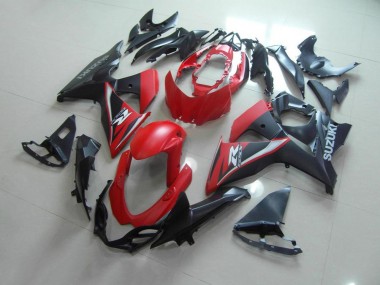 Mattrotschwarz Suzuki GSXR 1000 K9 09-16 Verkleidungen