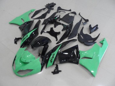 Metallic Grün Kawasaki ZX6R 09-12 Verkleidungen