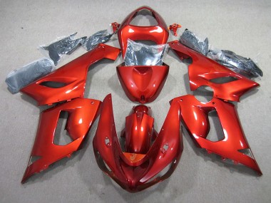 Orange Kawasaki ZX6R 05-06 Verkleidung