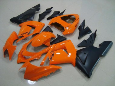 Orange Matt Schwarz Kawasaki ZX10R 03-05 Verkleidungen
