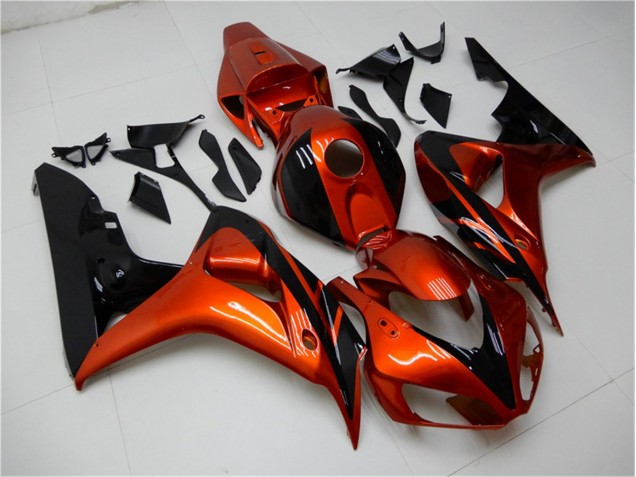 Orange Schwarz Honda CBR 1000 RR 06-07 Verkleidungen